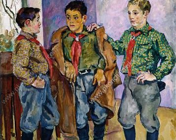Tres niños españoles, P. Konchalovsky