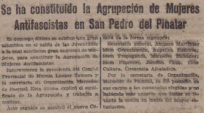 Unidad - órgano provincial del Partido Comunista diario de la mañana 29-9-1938