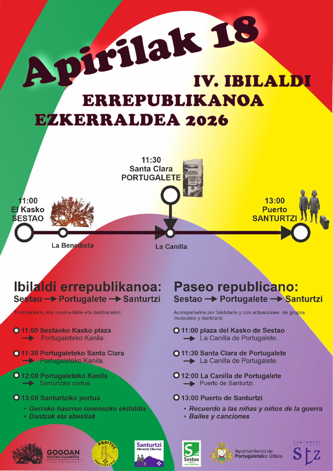 Paseo Republicano, cartel